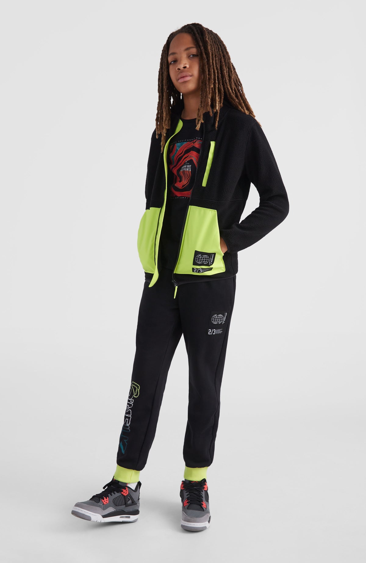 Nike Sportswear Tech Fleece Green Colorblock Joggers