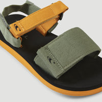 Neo Strap Sandals | Deep Lichen Green Colour Block