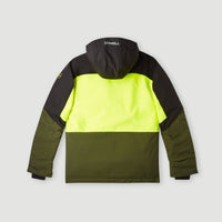 Carbonite Snow Jacket | Pyranine Yellow Colour Block