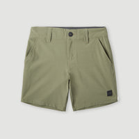 Hybrid Chino Shorts | Deep Lichen Green