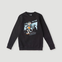 Skate Dude Crew Sweatshirt | Black Out