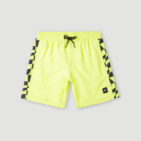 Cali Panel 14'' Swim Shorts | Sunny Lime Colour Block