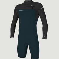 Hammer 2mm Chest Zip Long Sleeve Spring Wetsuit | SLATE/BLACK/BLACK