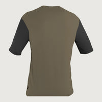 Premium Skins Graphic Short Sleeve Rash Guard | Kaki