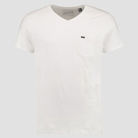 Jack's Base V-Neck T-Shirt | Powder White