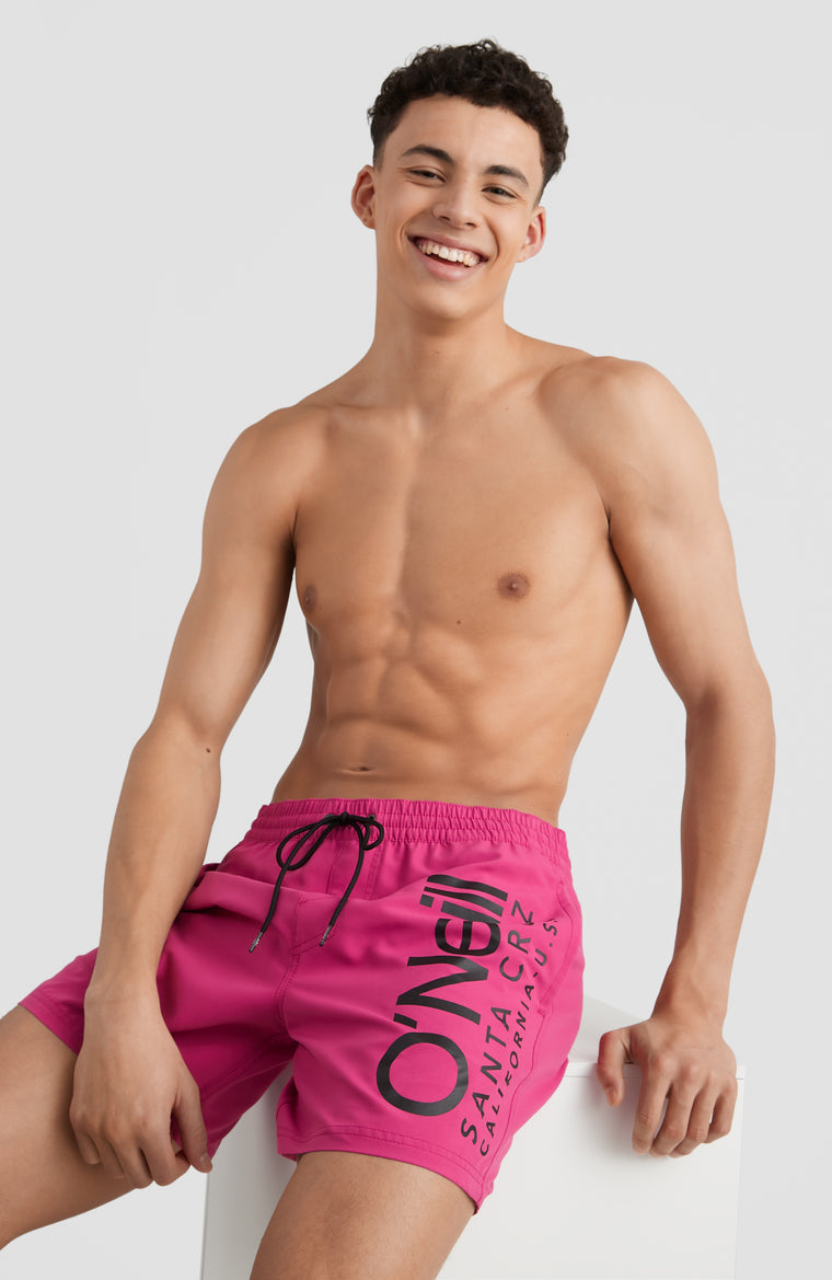 Original Cali Swim Shorts | Fuchsia Red