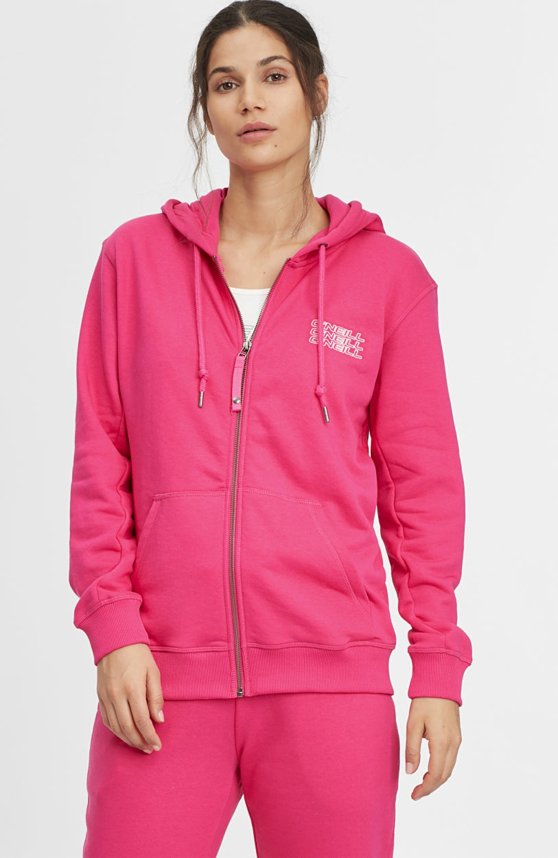 Triple Stack Full Zip Hoodie | Cabaret -A