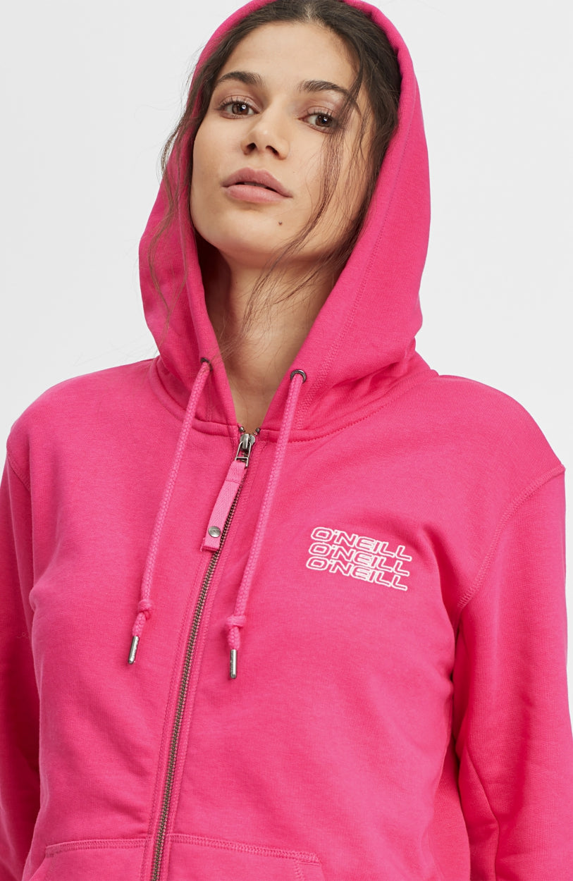 Triple Stack Full Zip Hoodie | Cabaret -A