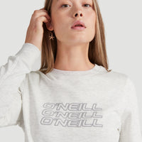O'Neill Triple Stack Crew Sweatshirt | White Melee
