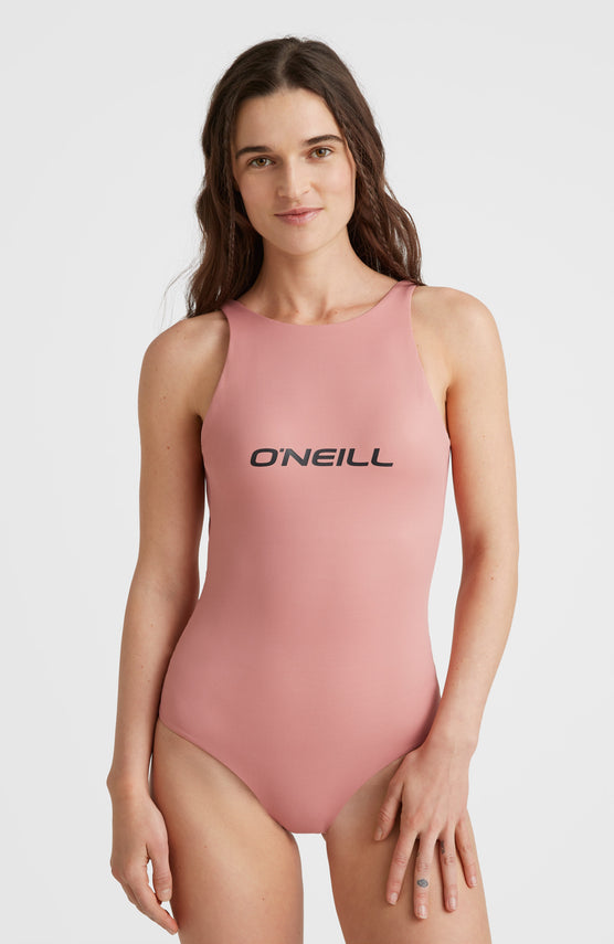 Essentials Logo Swimsuit | Ash Rose