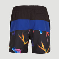 Frame Block Swim Shorts | Blue Multi 6