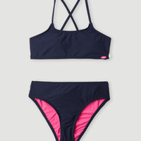 Essentials Bralette Bikini Set | Peacoat