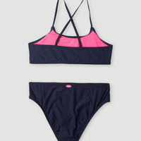 Essentials Bralette Bikini Set | Peacoat